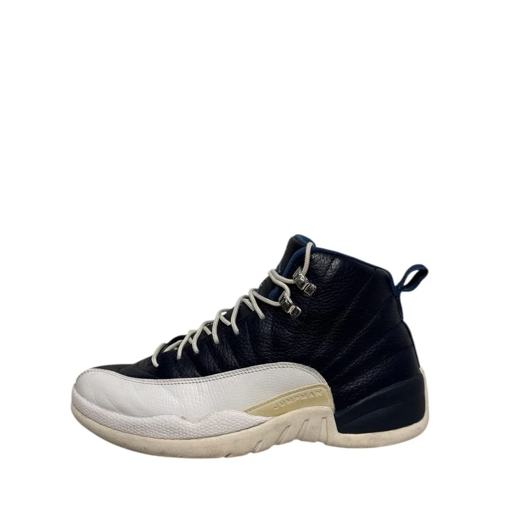 Air Jordan‎ 12 Retro Obsidian White University Blue 130690-410 Mens Sneakers 9